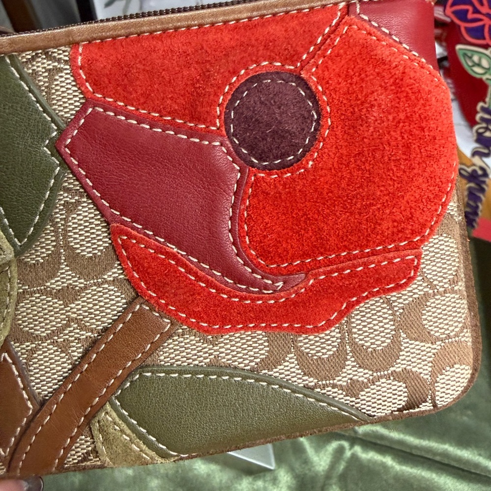 Coach Poppy for Peace Special Edition Wristlet - Picture 14 of 14